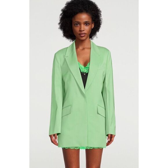 GAUGE81 Ratari Oversized Blazer in Light Green NWT Size XS - Picture 1 of 12